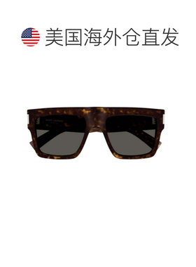 自营saint laurentSl 628 Oversized Square Tortoiseshell Sungl