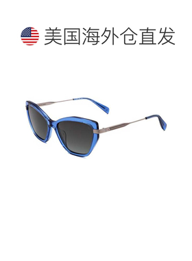 自营rag & boneRag&Bone女式54毫米蓝色太阳镜-蓝色 美国奥莱直发