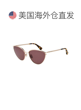 自营Max Mara Metal Women's Sunglasses - gold 美国奥莱直发