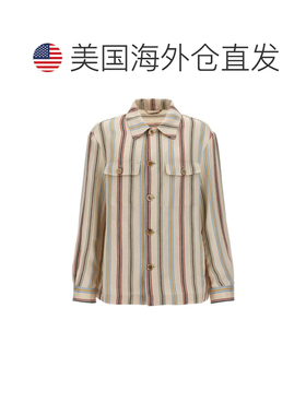 自营Etro Men's Striped Overshirt - multicolor 美国奥莱直发