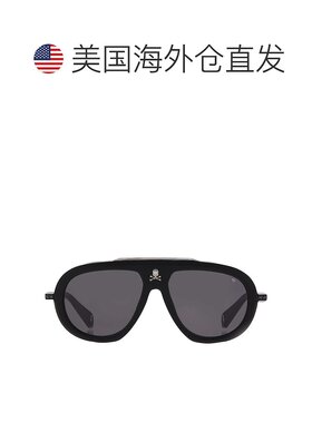 自营Philipp Plein Smoke Pilot Men's Sunglasses SPP151W 0703