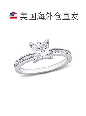 自营Mimi & Max 1 1/5ct TDW Princess-Cut Round-Cut Diamond So