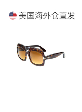 自营Tom Ford女士Ren 60mm太阳镜-棕色 美国奥莱直发
