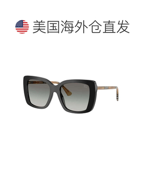 自营burberryBE4456 416111黑色/灰色渐变-黑色 美国奥莱直发配饰