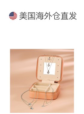 自营 sterling forever珠宝盒和分层项链套装-银色 美国奥莱直发