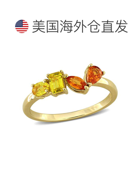 自营Mimi & Max Multi-Gem Four Stone Ring Sterling Silver - y