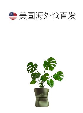 jonathan yBrent MidCentury 现代室内压碎罐环保 3D 打印花盆带