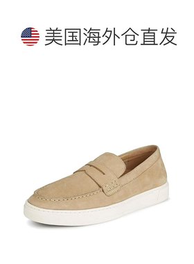 自营Vionic Thompson Loafers Men's Beige Leather Round Toe Sl