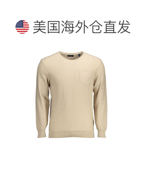 自营Gant Cotton Men Men's Sweater - beige 美国奥莱直发
