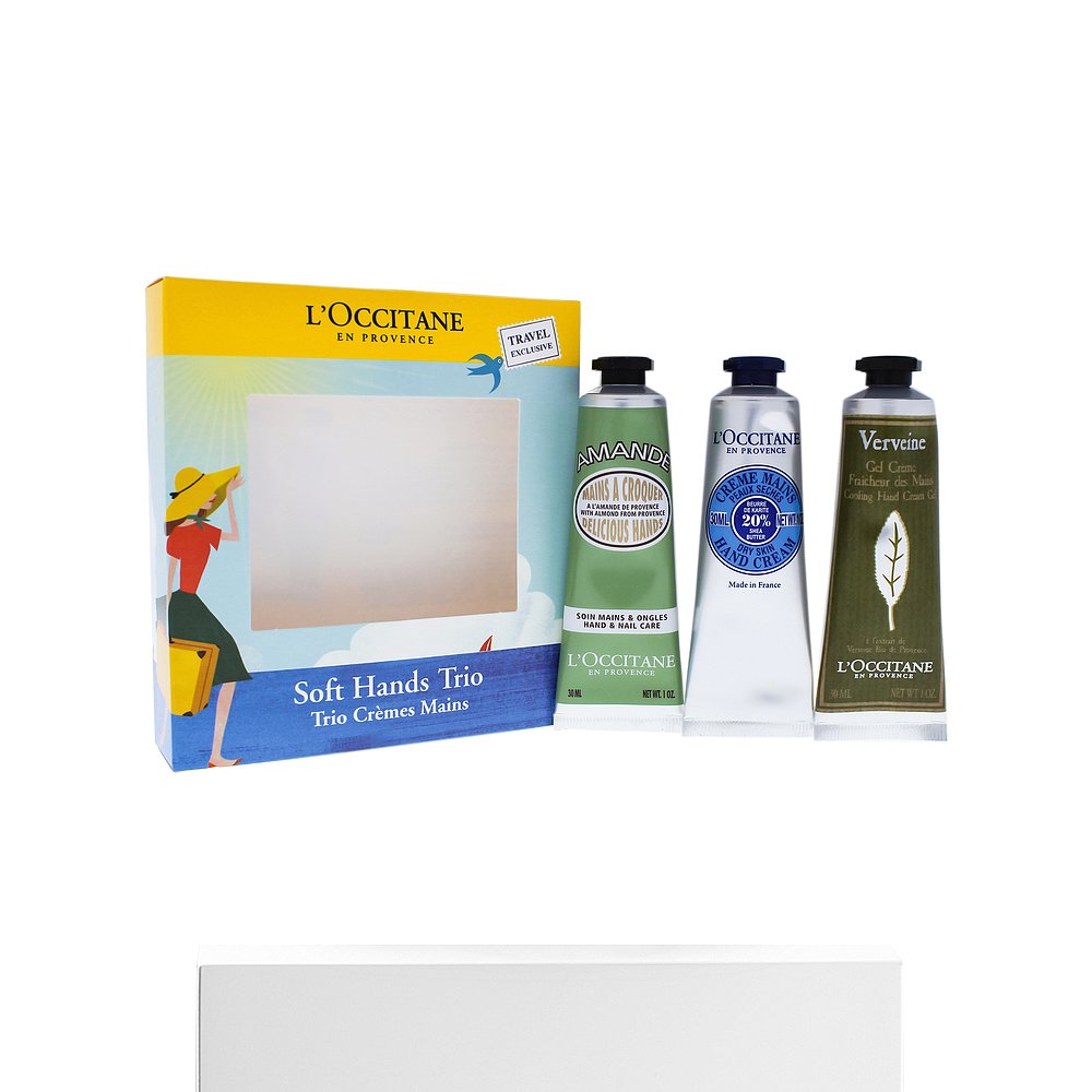 天猫国际美国直购美国直邮loccitane欧舒丹护手霜套装3*30ml乳木果+甜扁桃+马鞭草3