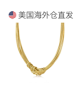 自营Ross-Simons 意大利 Flex 结项链配 18 克拉金 18 英寸 美国