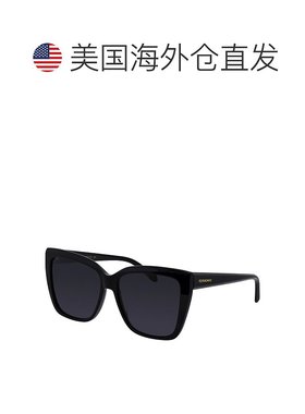 自营Salvatore Ferragamo SF 1102S 001 58mm女式猫眼太阳镜-黑色