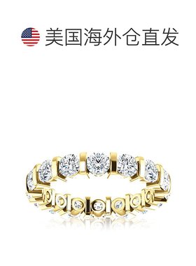 自营 pompeii3pompeii 32 1/2 克拉实验室制造钻石条套装永恒戒指