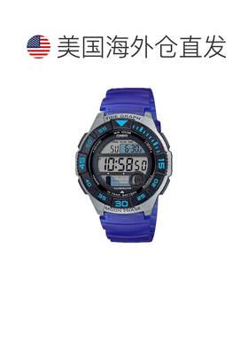 自营Casio Men's Digital Watch with Blue Strap- WS-1100H-2AVC