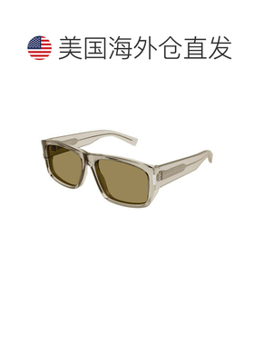 自营saint laurentSL689 005闪亮米色/棕色-闪亮米色 美国奥莱直