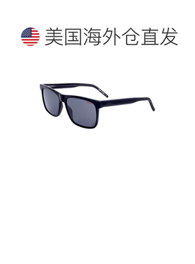 自营Hugo Boss男士56毫米黑色太阳镜HG1242-S-807-56-黑色 美国奥