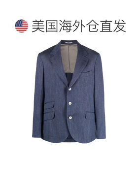 自营Brunello Cucinelli Wool Jackets And Men's Coat - blue 美