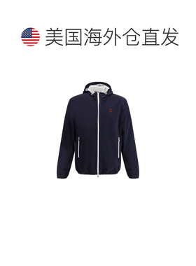自营Brunello Cucinelli Polyamide Shell Men's Jacket - blue