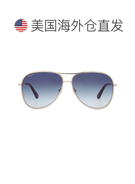自营Salvatore Ferragamo Blue Gradient Pilot Ladies Sunglasse