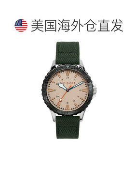 自营Ted Baker Men's Classic Brown Round 43mm - brown 美国奥