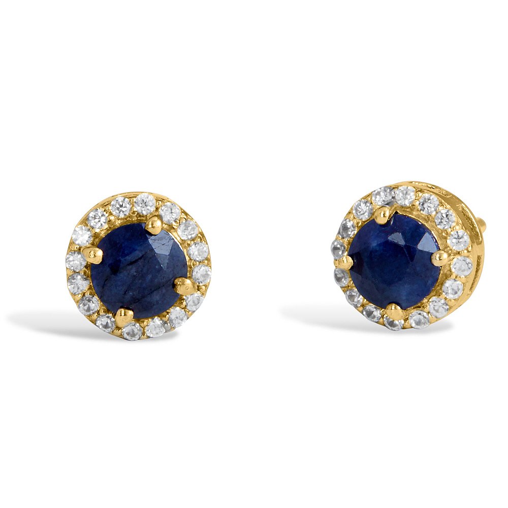 savvy cie jewels18K Gold Vermeil 1.78Gtw Natural Blue Sapph-图2