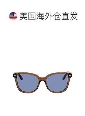 自营salvatore ferragamoFerragamo Blue Square Sunglasses SF81