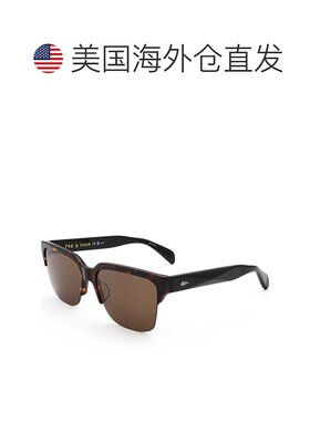 自营 rag & boneRag&Bone男式58毫米哈瓦那太阳镜-哈瓦那 美国奥