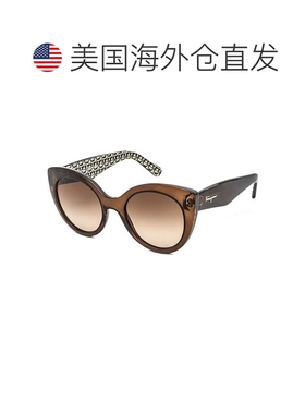 自营salvatore ferragamoSF964S 210透明棕色/棕色渐变-透明棕色