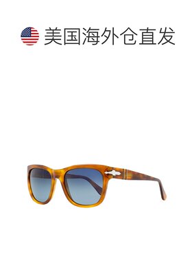 自营 Persol 中性大号方形太阳镜 PO3313S 96/S3 Terra Di Siena