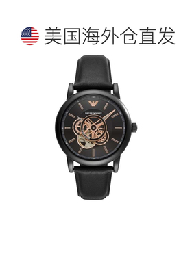 自营Emporio Armani Men's Luigi 43mm Automatic Watch - black