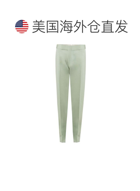 自营Tom Ford Viscose Chino Men's Pants - green 美国奥莱直发