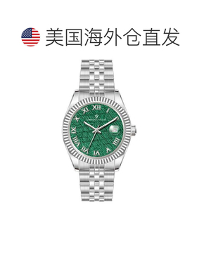 自营Christian Van Sant Men's Green Round 41mm - green 美国奥