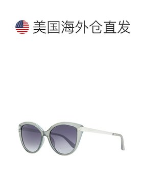 自营Guess 女士 Cateye 太阳镜 GU7658 20C 灰色/钯色 56mm - 20c