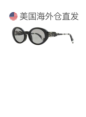 自营Marc Jacobs女士大号椭圆形太阳镜Marc 792/F/S WR7IR黑色/灰