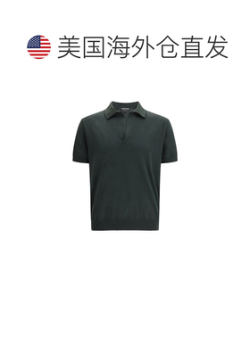 自营Tom Ford Cotton Polo Men's Shirt - bicolor 美国奥莱直发