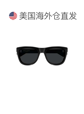 自营saint laurentSl 816 Rectangular Sunglasses - black 美国