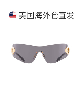 自营Versace Dark Grey Shield Men's Sunglasses VE2280 100287