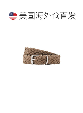 美国直邮自营Reiss麂皮腰带-灰色 美国奥莱直发