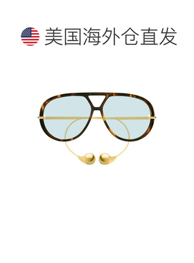 自营bottega venetaBv1273s飞行员太阳镜-蓝色 美国奥莱直发