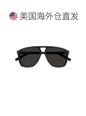 自营saint laurentSl 596 Dune Oversized Aviator Sunglasses -
