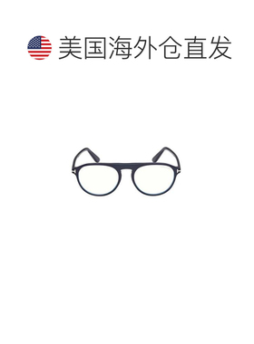 自营tom fordFt6118-B Rounded Aviator Sunglasses - white 美国