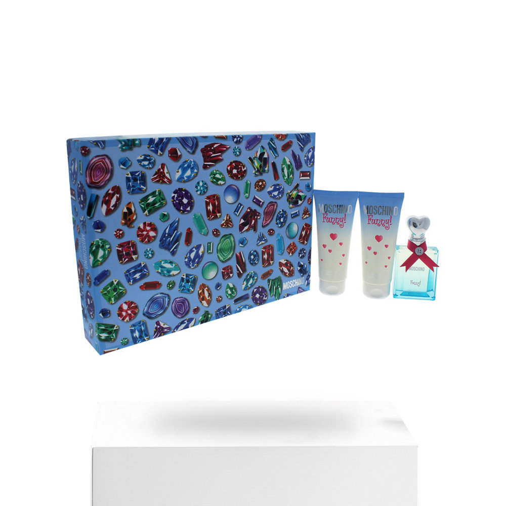 天猫国际美国直购美国直邮Moschino莫斯奇诺爱情趣欢乐派对女士香水礼盒套装3件套3