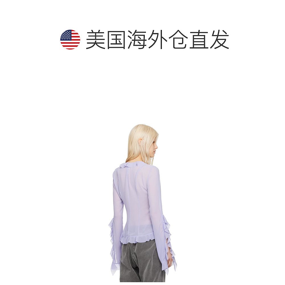 【美国直邮】acne studios 女士 衬衫蕾丝 - 图1