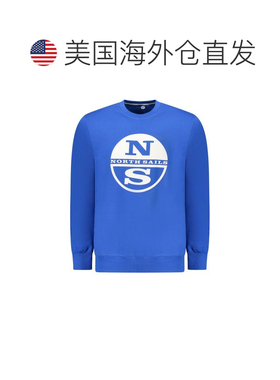 自营North Sails Cotton Men Men's Sweatshirt - blue 美国奥莱