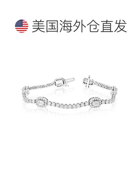自营vir jewels5.35 cttw Emerald Lab Grown Diamond Tennis Bra