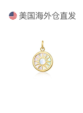 自营RS Pure by Ross-Simons Italian Mother-Of-Pearl Sun Charm