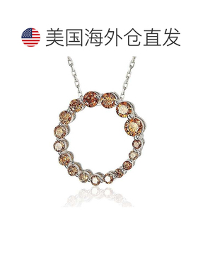 自营Suzy Levian Sterling Silver Cubic Zirconia Circle Journe