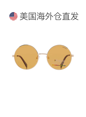自营polaroid宝丽来黄色圆形女士太阳镜PLD 4052/S 0L7Q/他55-多
