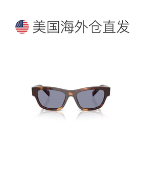 自营prada0pr B09s Rectangular Tortoiseshell Acetate Sunglass