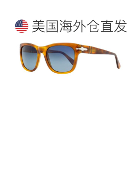 自营Persol 中性大号方形太阳镜 PO3313S 96/S3 Terra Di Siena 5